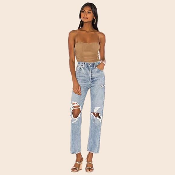 Albany Bodysuit in Taupe Brown Size XS - Picture 1 of 16